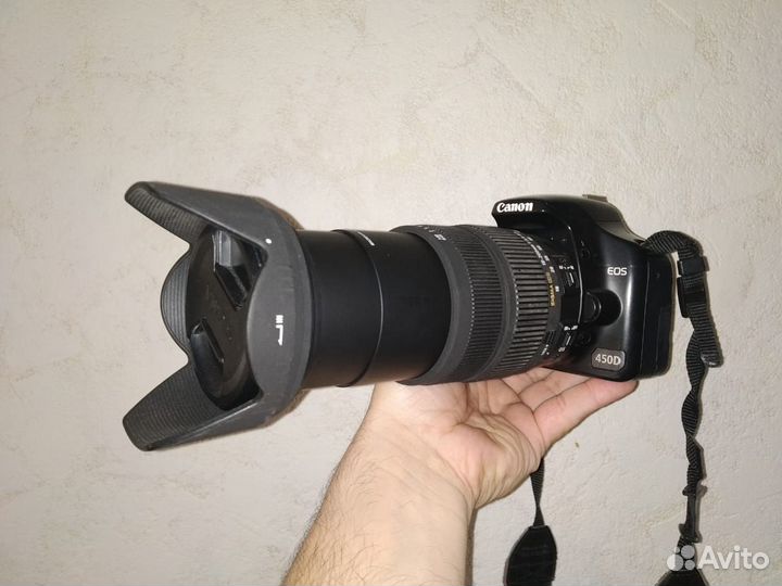 Canon EOS 450D + Sigma AF 18-200mm + вспышка Sigma
