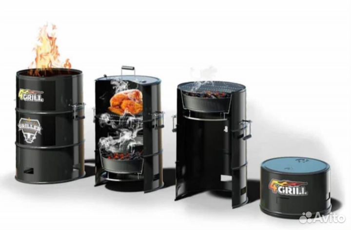 Мангал коптильня