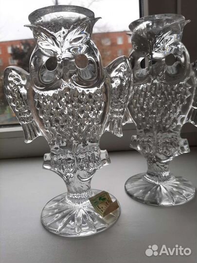 Подсвечник хрустальный СССР