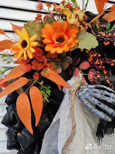 Венок на Хеллоуин