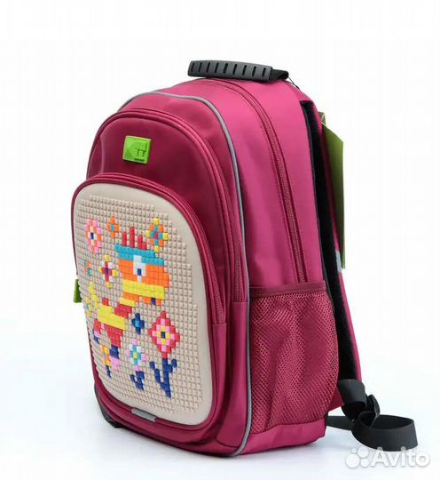 Рюкзак ранец школьный с пикселями