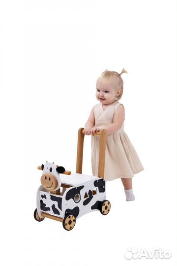 Ходунки каталка деревянные детские