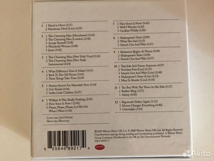 The Smiths single box 12 CD UK
