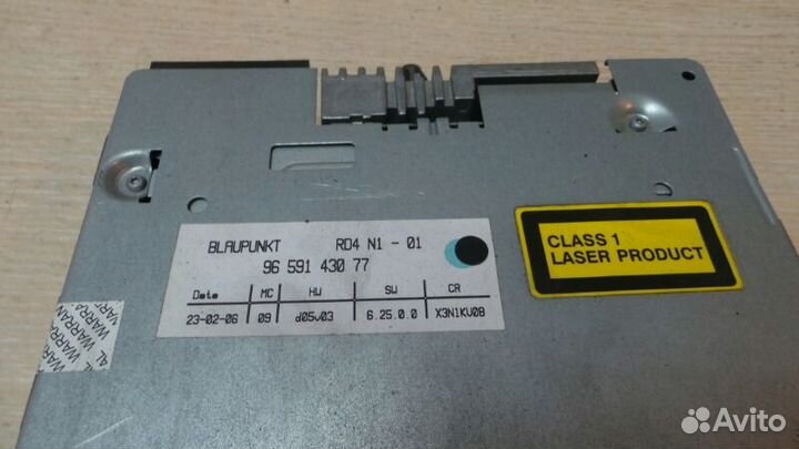 Автомагнитола Citroen C5 X40 RFJ 2006