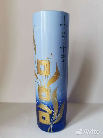 Ваза для цветов цветное стекло