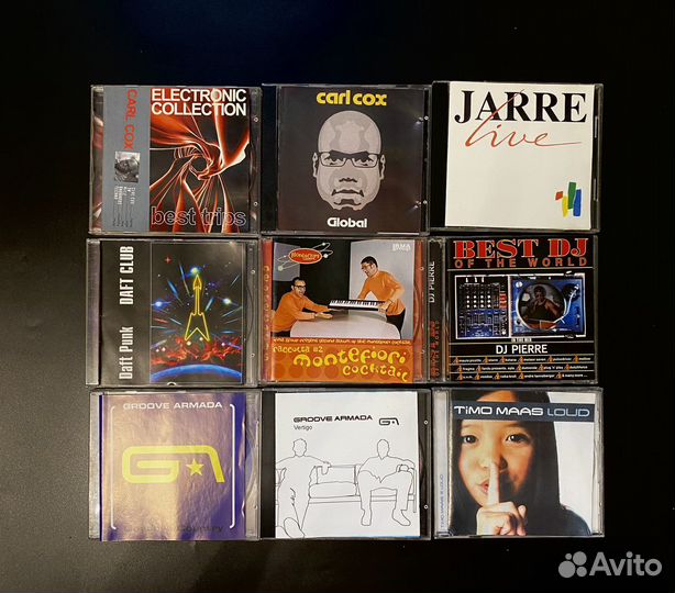 Cd диск. электронная музыка. хаус, техно