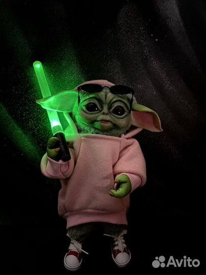 Малыш йода Мандалорец(Грогу) игрушка ручной работы