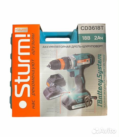 Шуруповерт sturm cd3618t