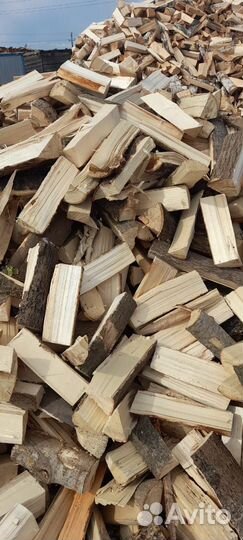 Дрова из березы колотые