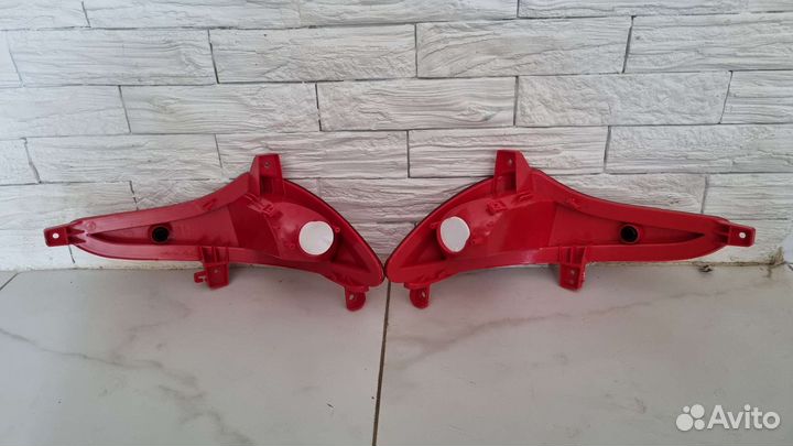 Задние туманки hyundai solaris 2014-2017