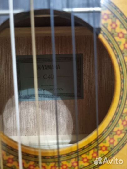Акустическая гитара yamaha c40