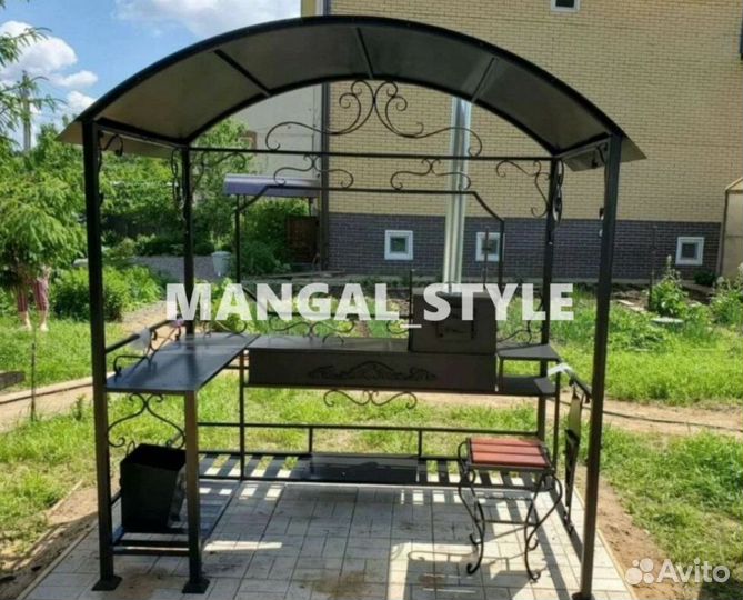 Беседка с мангалом