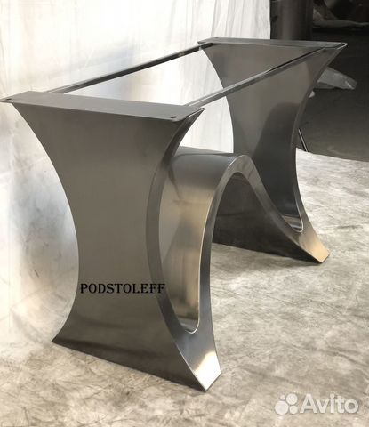 Подстолье дизайнерское волна для гостиной и кухни