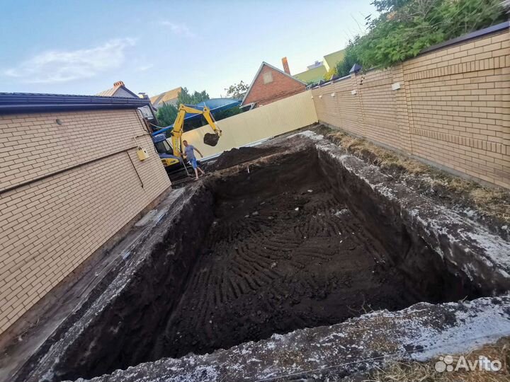 Услуги аренда мини экскаватора