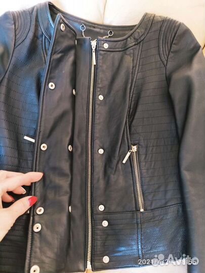 Куртка кожаная женская размер 42-44