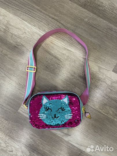 Сумка с пайетками для девочки