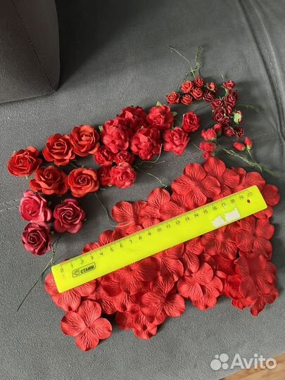 Цветы для скрапбукинга