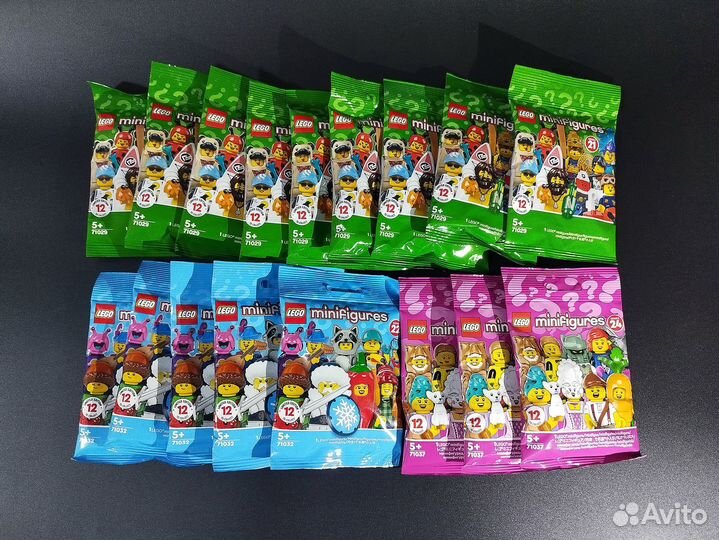 Lego Minifigures Series 21, 22 и 24 Новые