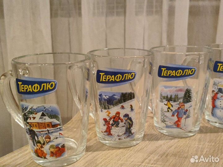 Кружка стеклянная