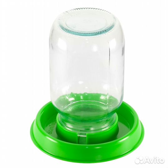 Поилка вакуумная бс-01 (под стеклянную банку)