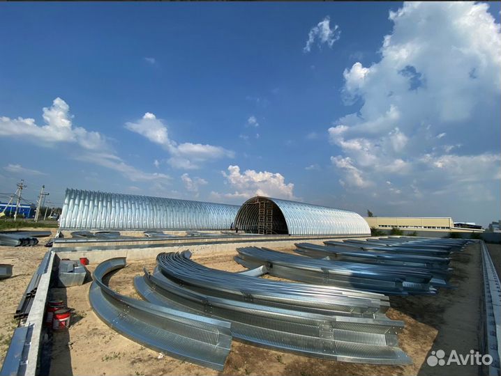 Ангар арочный 15метров х 30метров