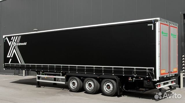 Полуприцеп шторный Grunwald Gr.CS, 2024