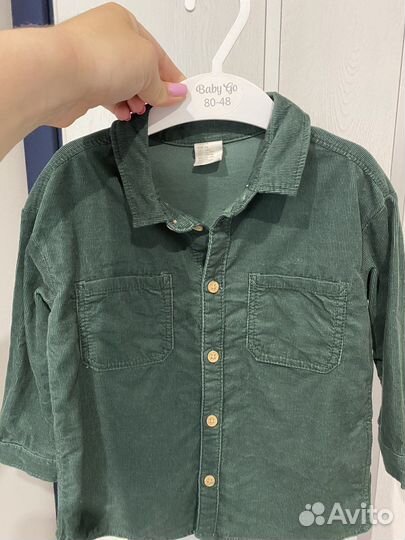 Рубашка h&m 86р