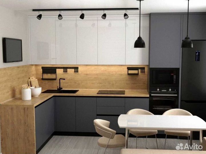 Кухонный гарнитур любой сложности под ключ