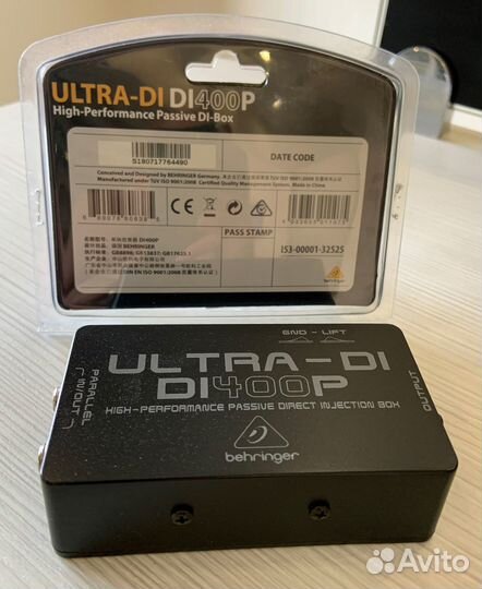DI-box Behringer Ultra DI400P