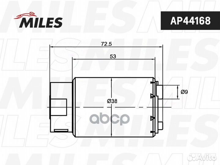 Насос топливный toyota camry 2.4 -11 ap44168 Miles