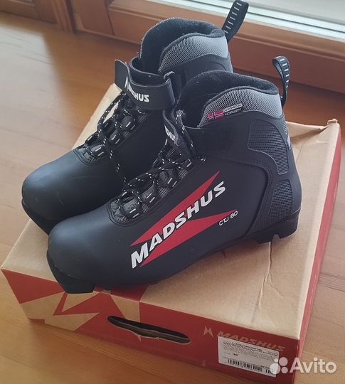 Детские лыжные ботинки Madshus и лыжи