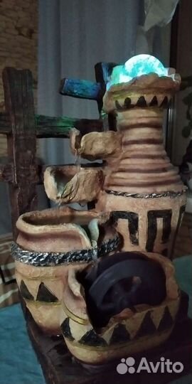 Водопад декоративный с подсветкой