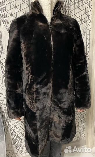 Шуба мутоновая натуральная