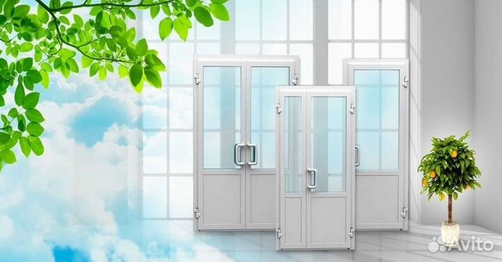 Пластиковые двери от производителя. Входная группа