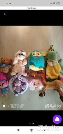 Мягкие игрушки разные,сумка лунтик б/у