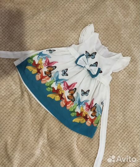 Платье для девочки 74 80