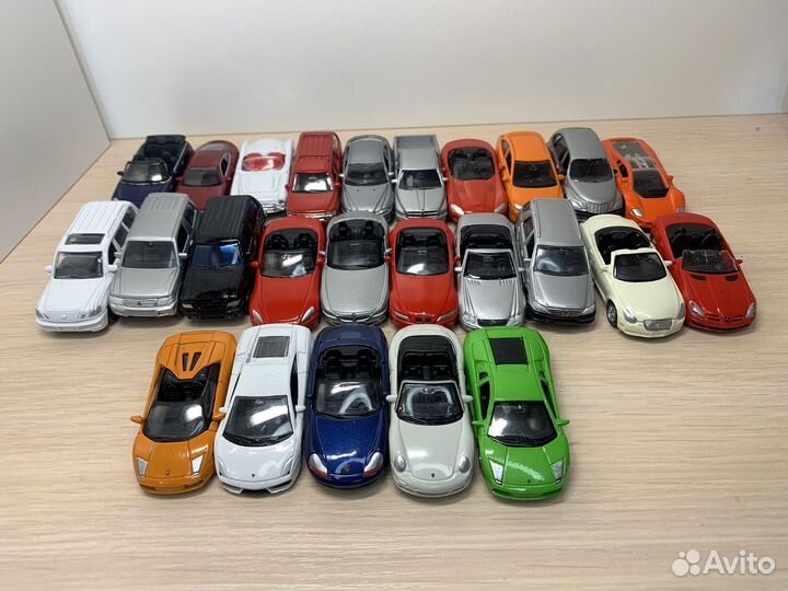 Коллекционные модельки Welly