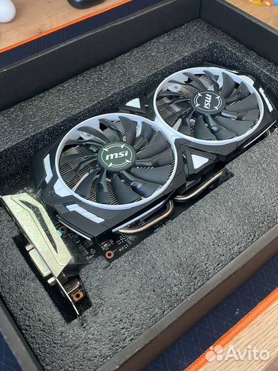Видеокарта MSI Armor 1060 3GB