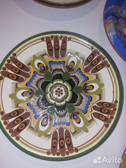 Тарелки на стену, 3 штуки, диаметр 20 см