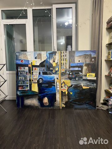 Картина маслом на холсте большая