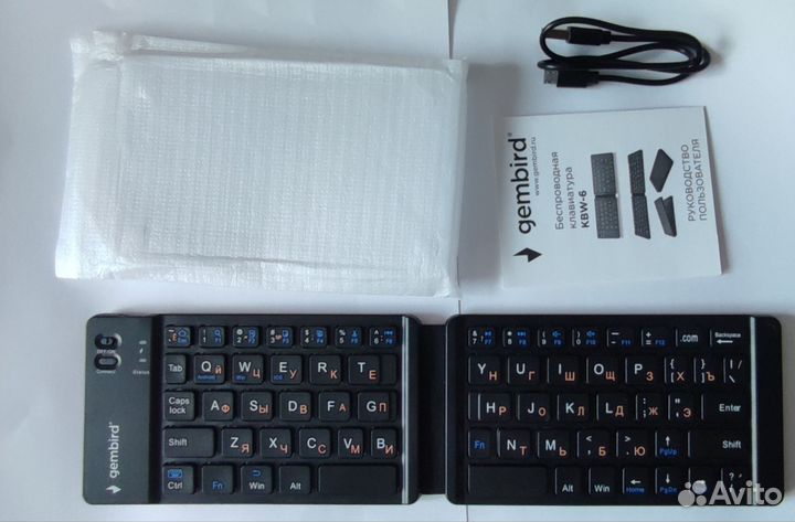 Беспроводная клавиатура gembird KBW-6