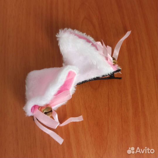 Уши на заколках, кошка, кошачьи