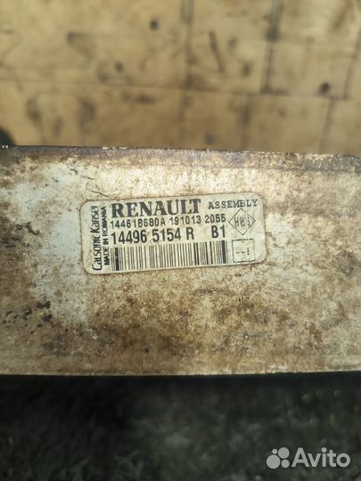 Радиатор интеркулера Renault