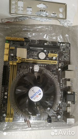 Материнская плата, процессор, кулер