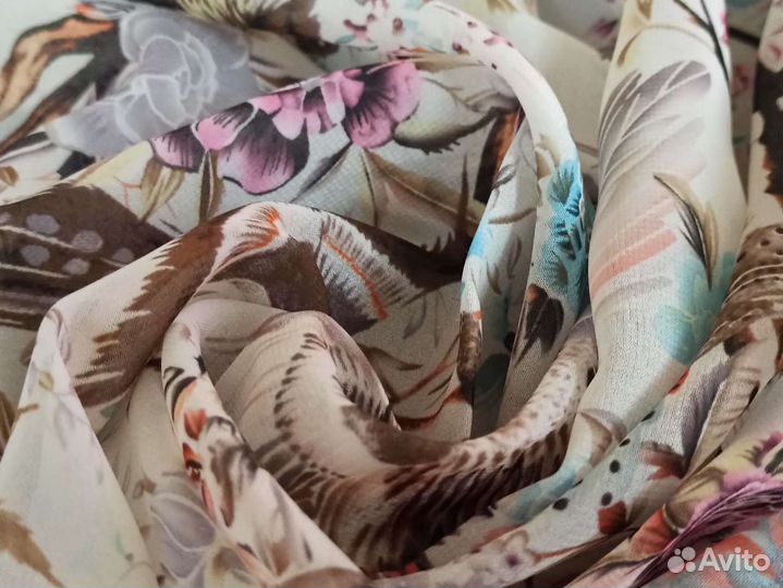 Платок Шифон молочный Christian Dior