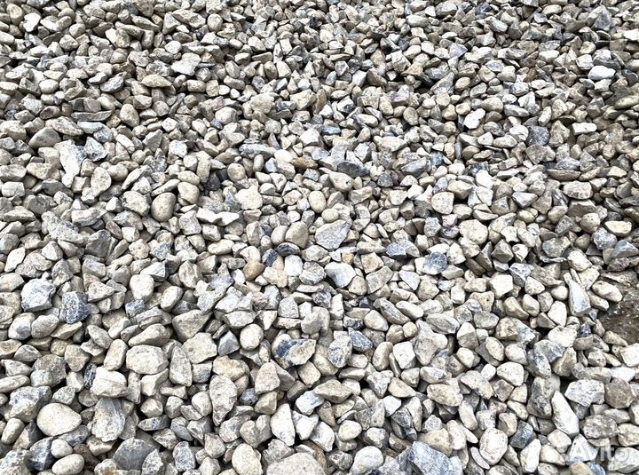 Щебень, Песок