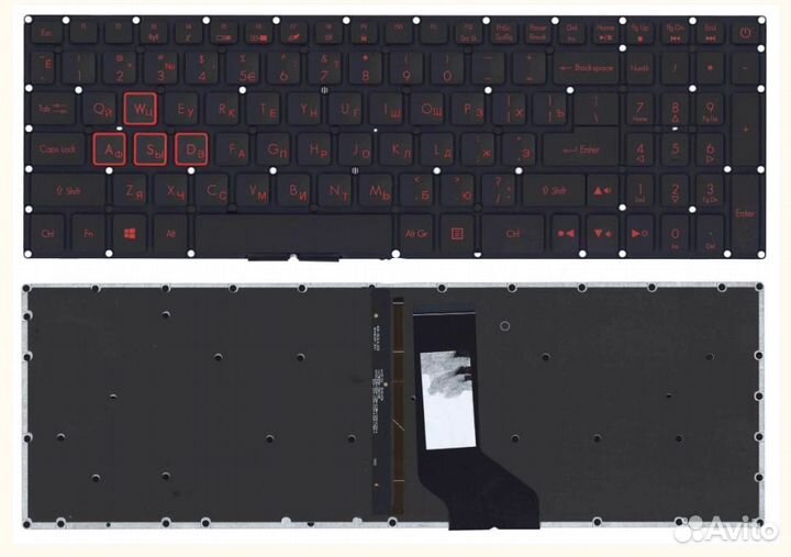 Клавиатуры для ноутбуков acer