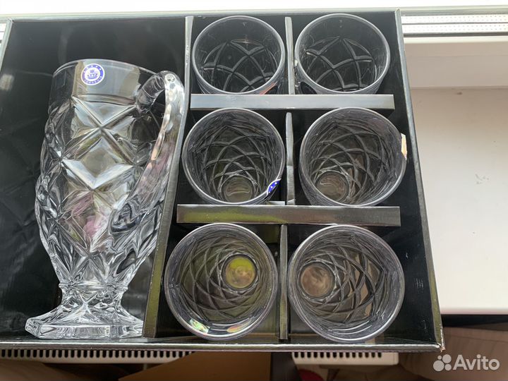 Набор графин и 6 стаканов