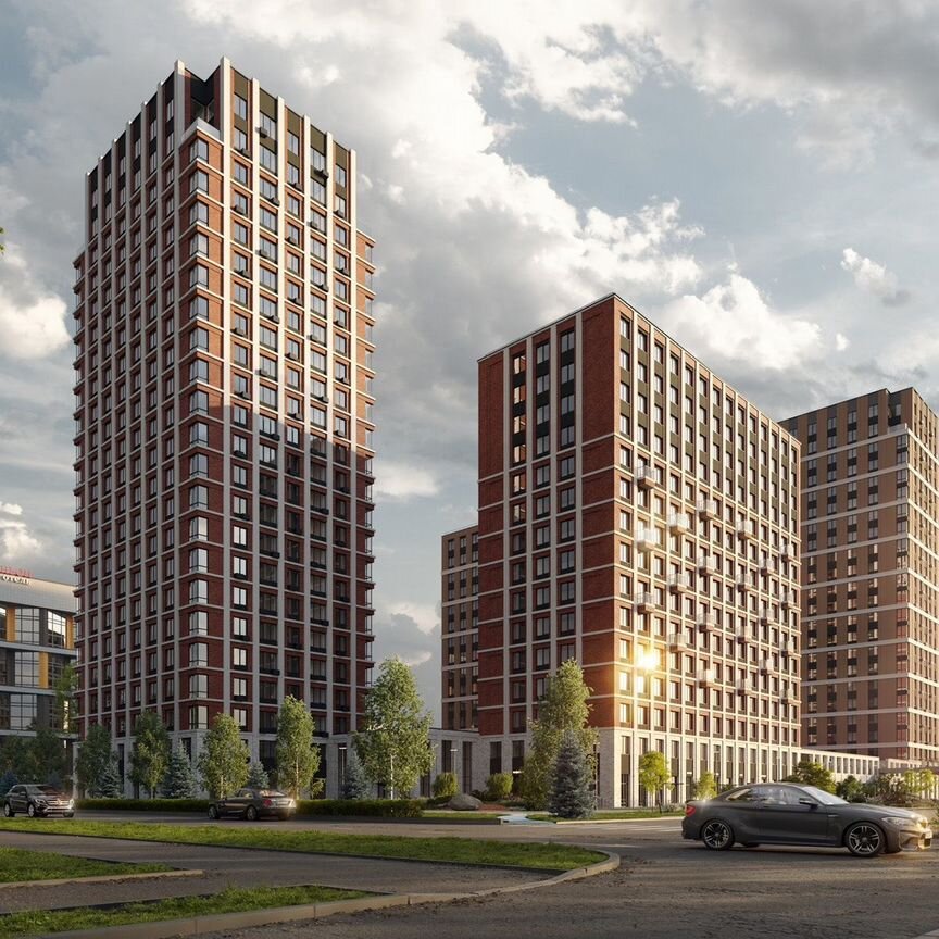 3-к. квартира, 83,8 м², 12/23 эт.