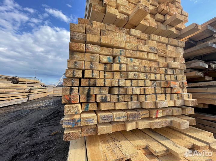 Доска обрезная 25х100